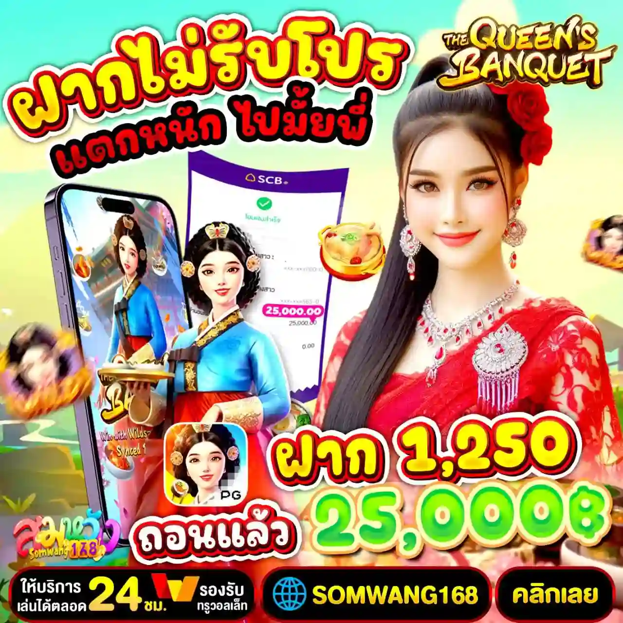 โปรโมชั่นสล็อตแตกง่าย somwang168 โบนัสสูง